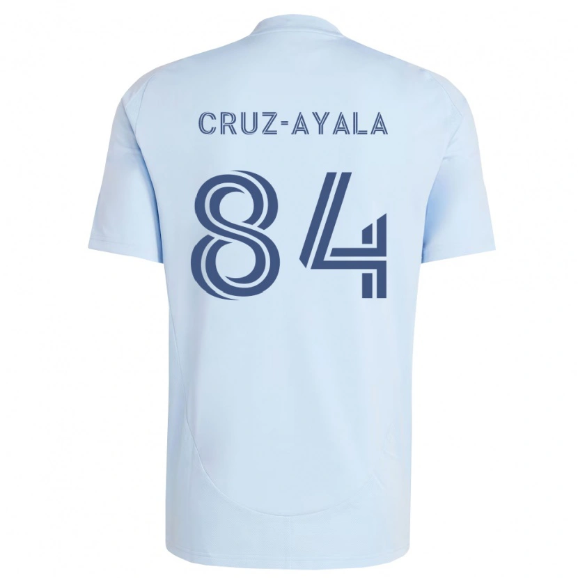 Danxen Kinderen Luis Cruz-Ayala #84 Lichtblauw Lichtgrijs Thuisshirt Thuistenue 2026/27 T-Shirt België