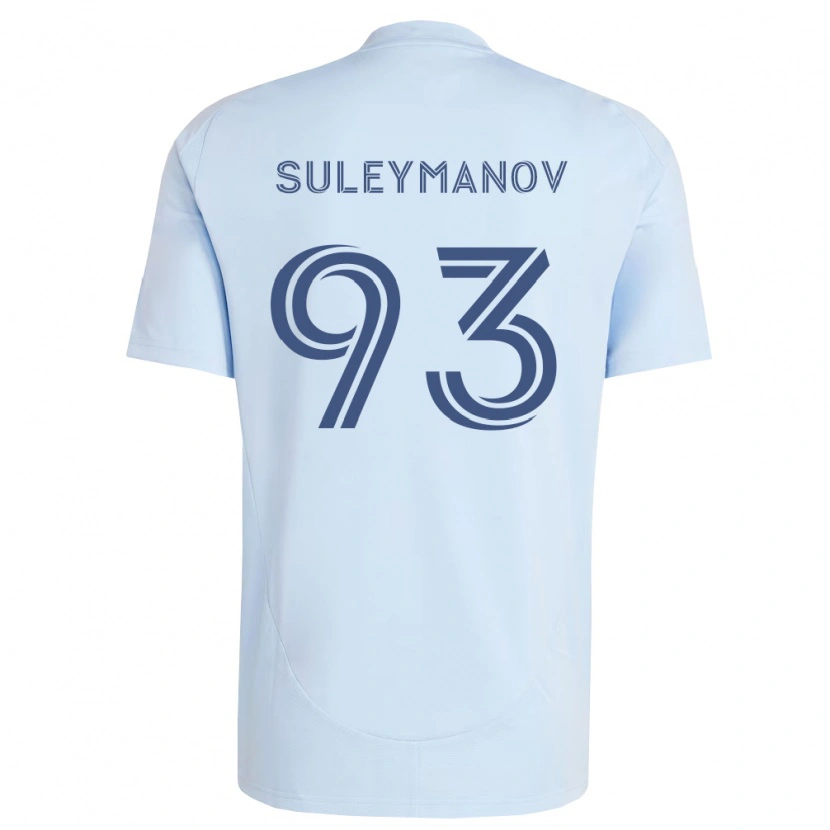 Danxen Kinderen Shapi Suleymanov #93 Lichtblauw Lichtgrijs Thuisshirt Thuistenue 2026/27 T-Shirt België
