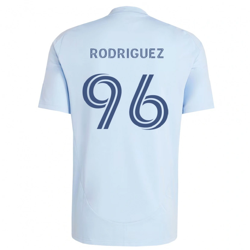Danxen Kinderen Missael Rodríguez #96 Lichtblauw Lichtgrijs Thuisshirt Thuistenue 2026/27 T-Shirt België