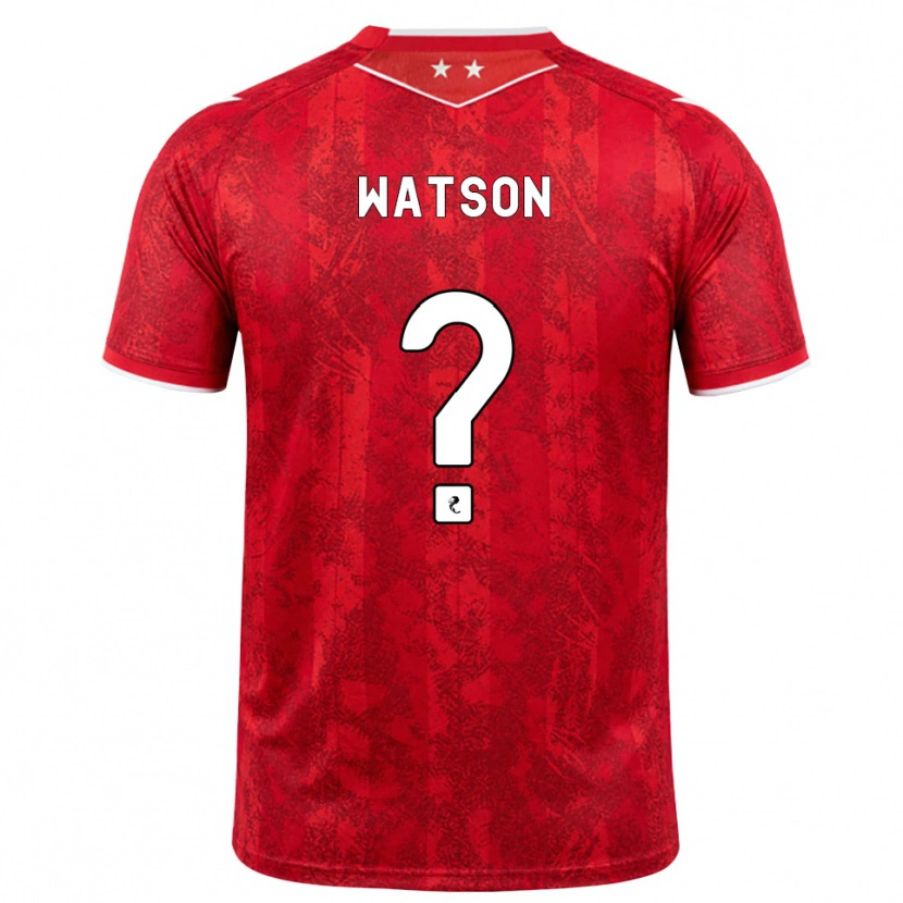 Danxen Kinderen Kai Watson #0 Rood Wit Thuisshirt Thuistenue 2026/27 T-Shirt België