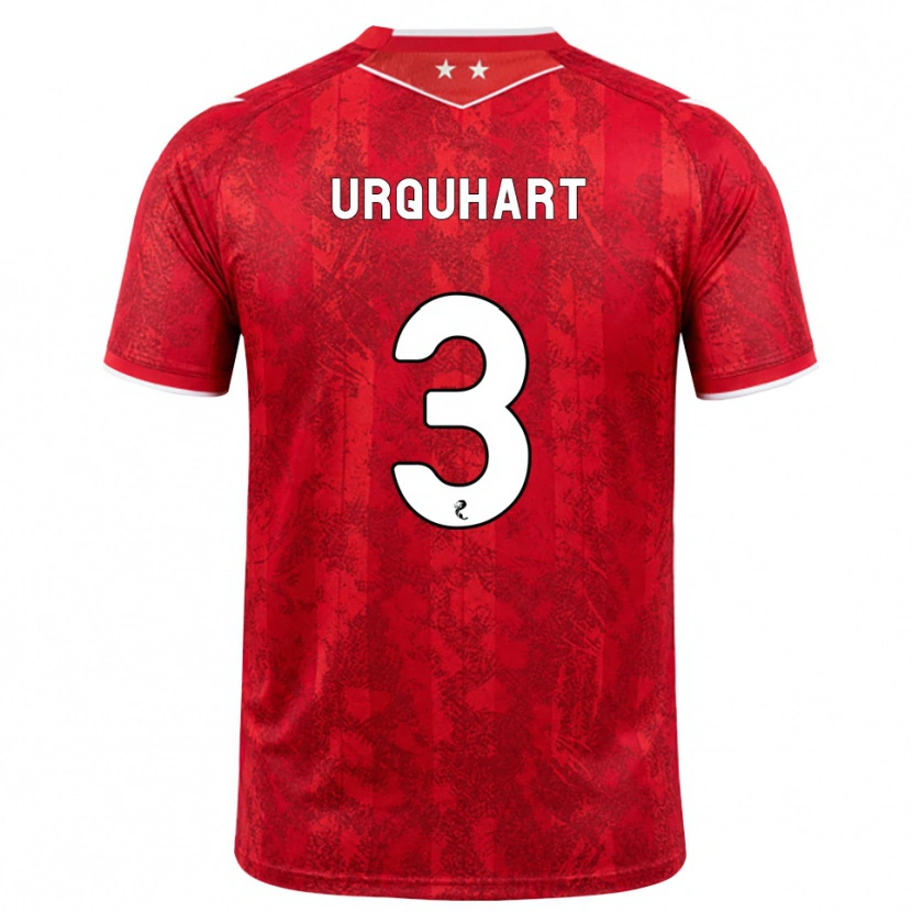 Danxen Kinderen Millie Urquhart #3 Rood Wit Thuisshirt Thuistenue 2026/27 T-Shirt België