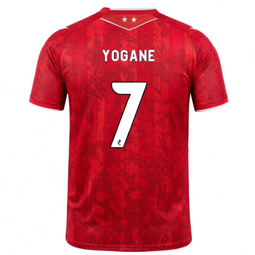 Danxen Kinderen Tony Yogane #7 Rood Wit Thuisshirt Thuistenue 2026/27 T-Shirt België