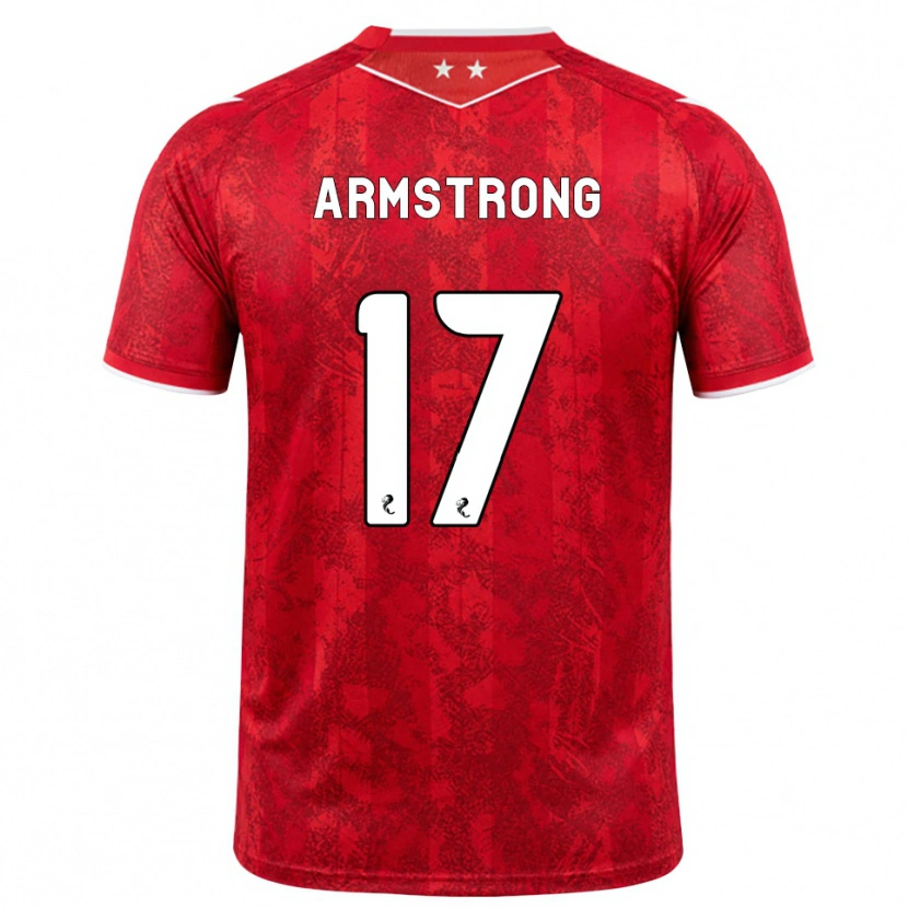 Danxen Kinderen Stuart Armstrong #17 Rood Wit Thuisshirt Thuistenue 2026/27 T-Shirt België