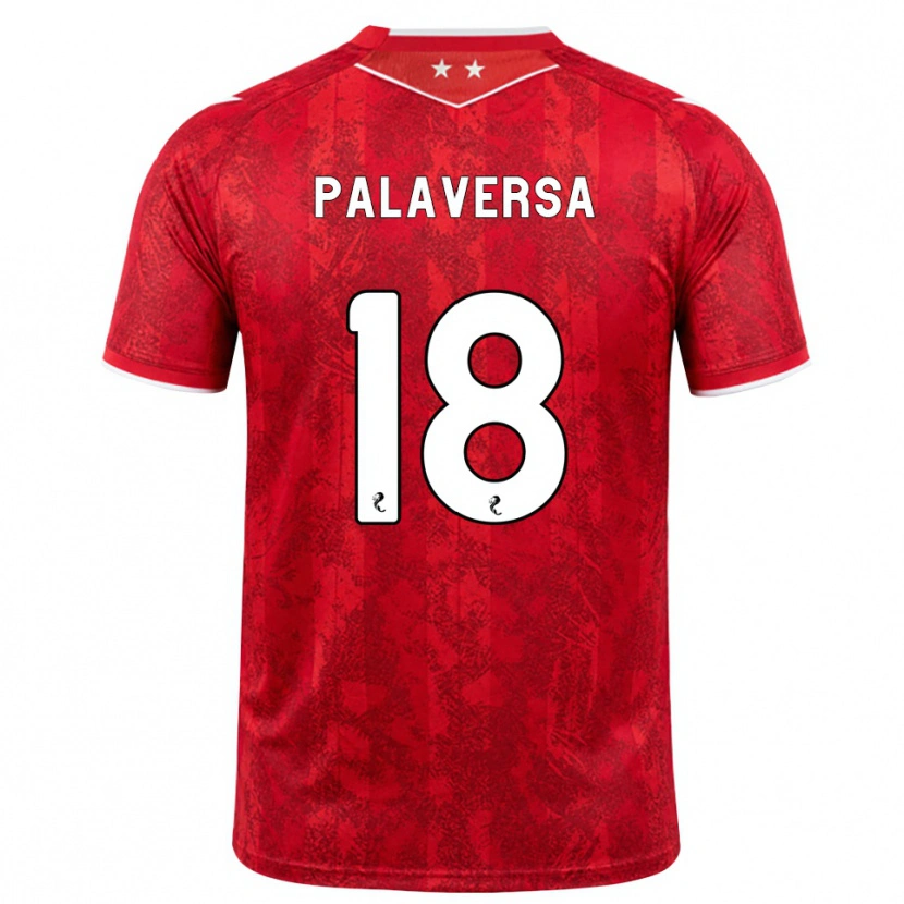 Danxen Kinderen Ante Palaversa #18 Rood Wit Thuisshirt Thuistenue 2026/27 T-Shirt België