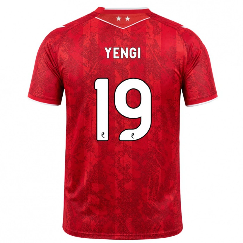 Danxen Kinderen Kusini Yengi #19 Rood Wit Thuisshirt Thuistenue 2026/27 T-Shirt België