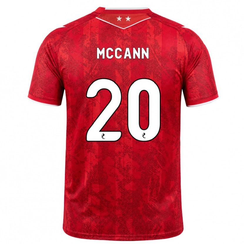 Danxen Kinderen Annalisa Mccann #20 Rood Wit Thuisshirt Thuistenue 2026/27 T-Shirt België