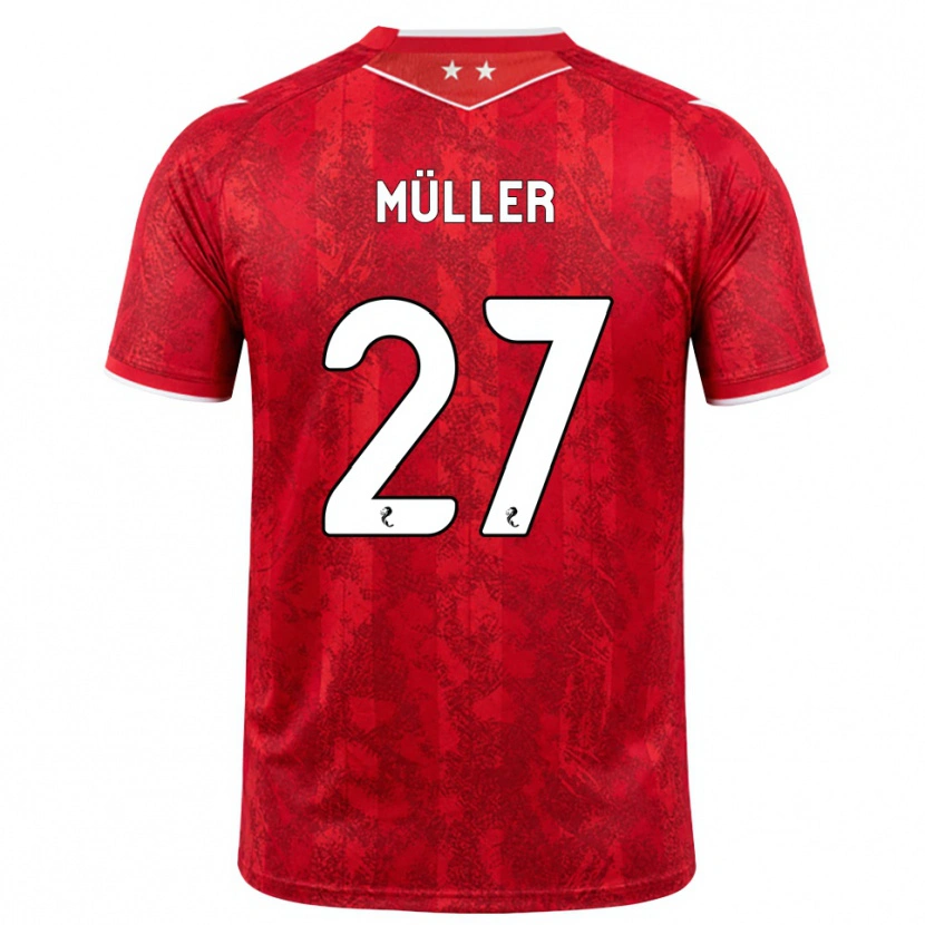 Danxen Kinderen Marius Müller #27 Rood Wit Thuisshirt Thuistenue 2026/27 T-Shirt België