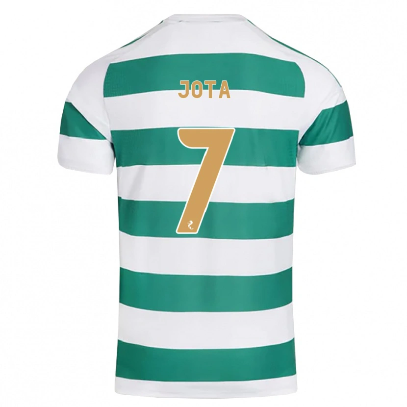 Danxen Kinderen Jota #7 Donkercyaan Wit Thuisshirt Thuistenue 2026/27 T-Shirt België