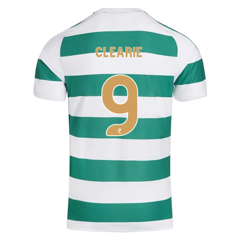 Danxen Kinderen Lucas Clearie #9 Donkercyaan Wit Thuisshirt Thuistenue 2026/27 T-Shirt België