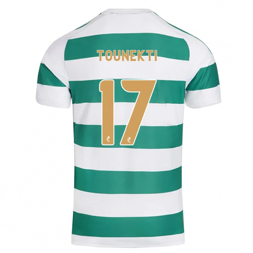 Danxen Kinderen Sebastian Tounekti #17 Donkercyaan Wit Thuisshirt Thuistenue 2026/27 T-Shirt België