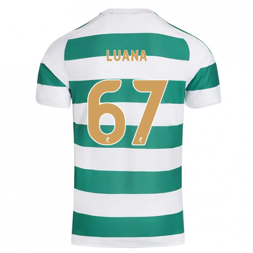 Danxen Kinderen Luana Muñoz #67 Donkercyaan Wit Thuisshirt Thuistenue 2026/27 T-Shirt België