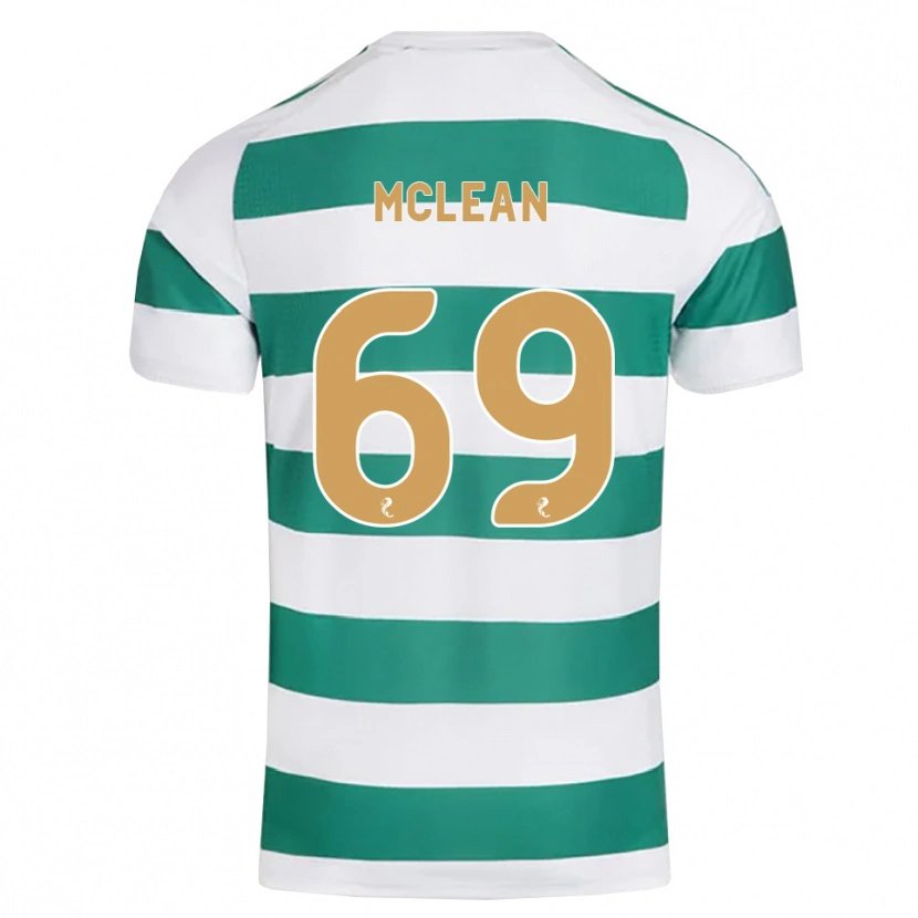 Danxen Kinderen Kai Mclean #69 Donkercyaan Wit Thuisshirt Thuistenue 2026/27 T-Shirt België