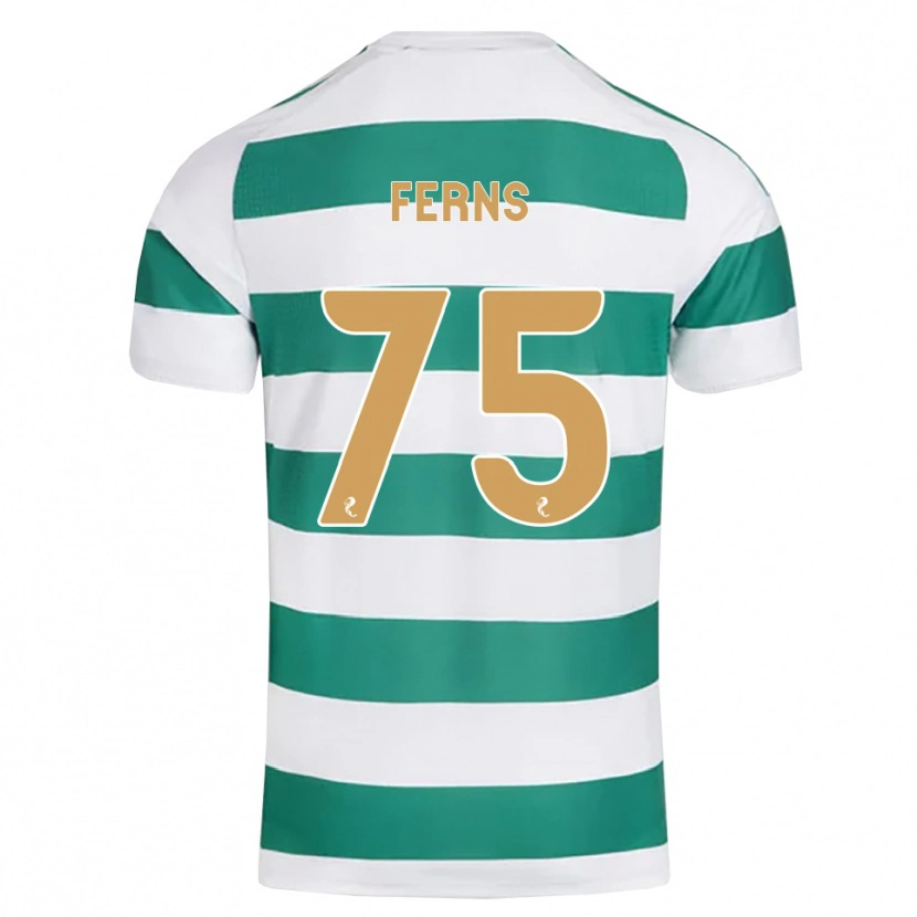 Danxen Kinderen Ronan Ferns #75 Donkercyaan Wit Thuisshirt Thuistenue 2026/27 T-Shirt België