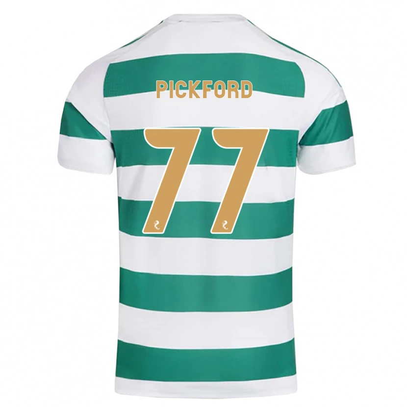 Danxen Kinderen Tom Pickford #77 Donkercyaan Wit Thuisshirt Thuistenue 2026/27 T-Shirt België