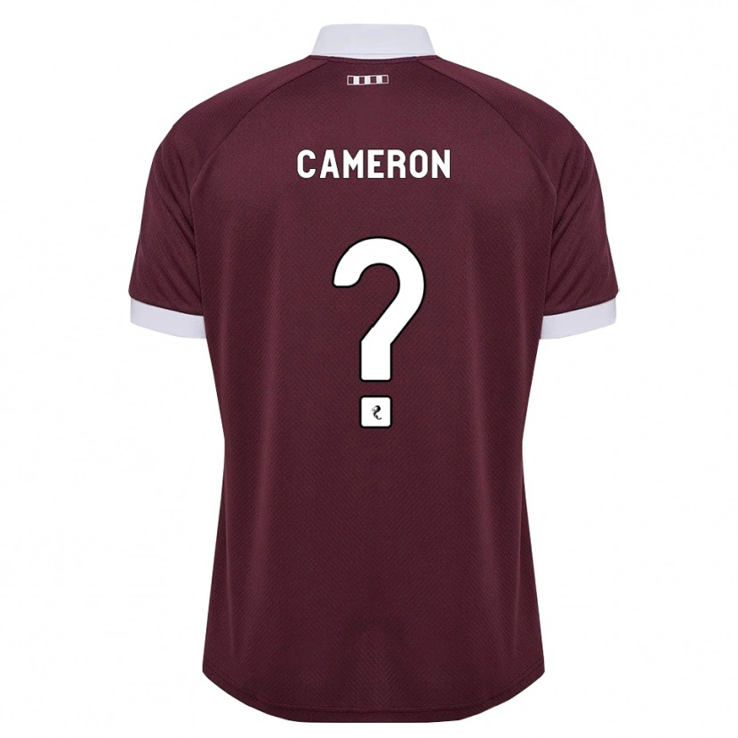 Danxen Kinderen Ruaridh Cameron #0 Bordeauxrood Wit Thuisshirt Thuistenue 2026/27 T-Shirt België