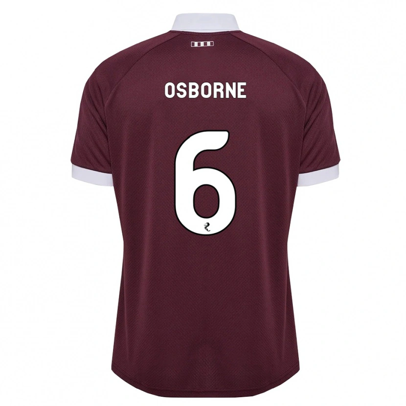 Danxen Kinderen Alfie Osborne #6 Bordeauxrood Wit Thuisshirt Thuistenue 2026/27 T-Shirt België