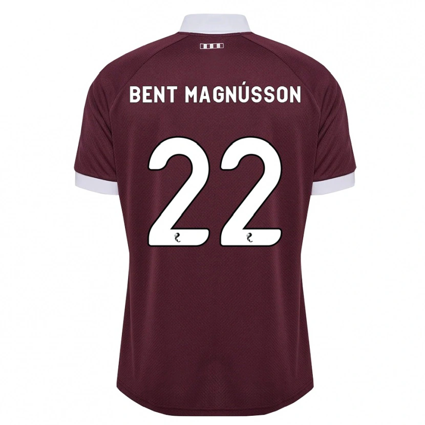 Danxen Kinderen Tómas Bent Magnússon #22 Bordeauxrood Wit Thuisshirt Thuistenue 2026/27 T-Shirt België