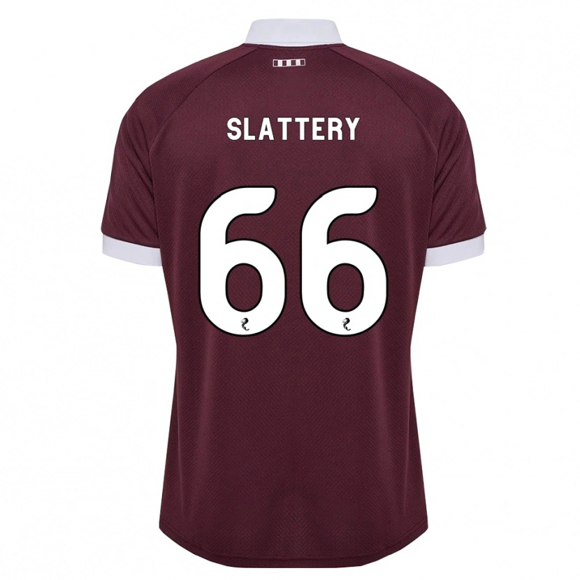 Danxen Kinderen Jenna Slattery #66 Bordeauxrood Wit Thuisshirt Thuistenue 2026/27 T-Shirt België