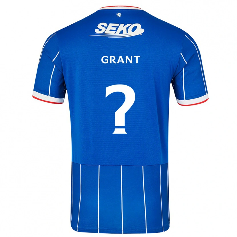 Danxen Kinderen Leyton Grant #0 Rood Blauw Wit Thuisshirt Thuistenue 2026/27 T-Shirt België