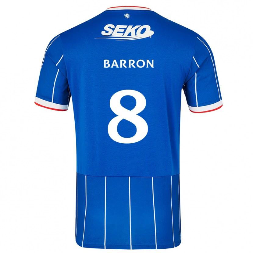 Danxen Kinderen Connor Barron #8 Rood Blauw Wit Thuisshirt Thuistenue 2026/27 T-Shirt België