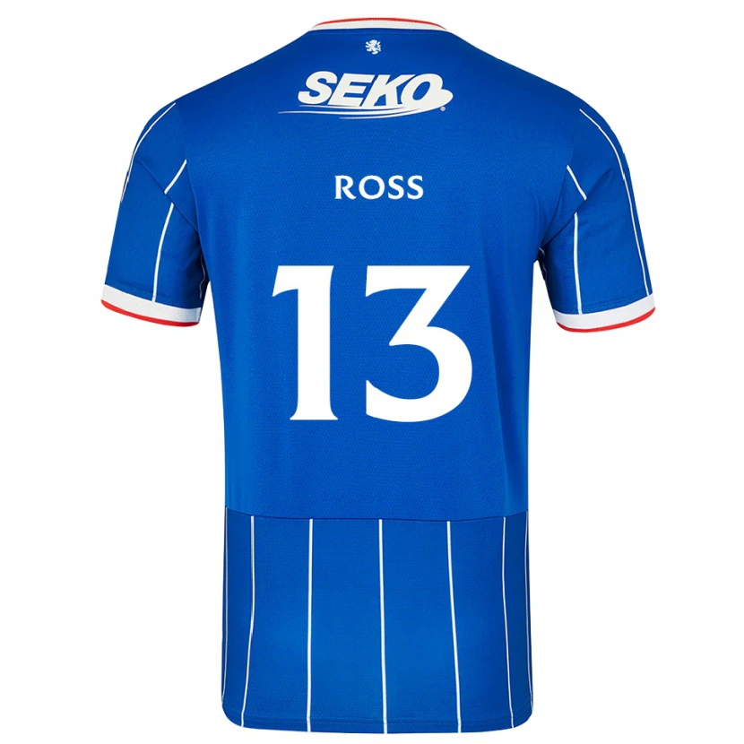 Danxen Kinderen Jane Ross #13 Rood Blauw Wit Thuisshirt Thuistenue 2026/27 T-Shirt België