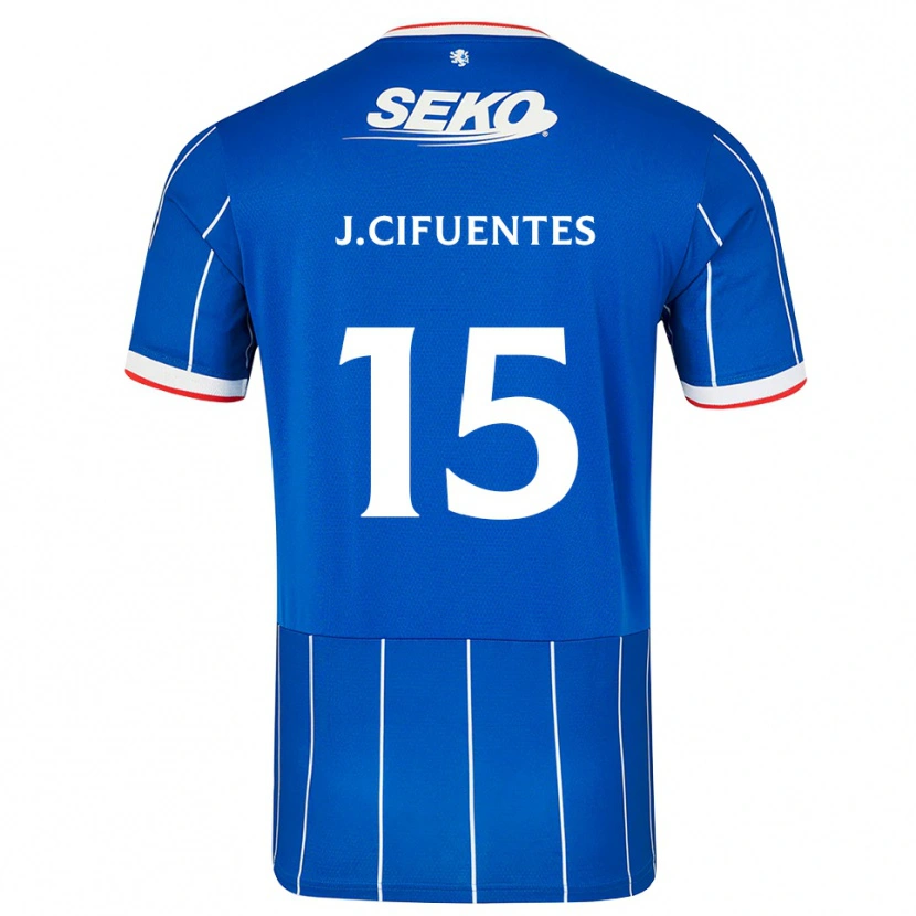 Danxen Kinderen José Cifuentes #15 Rood Blauw Wit Thuisshirt Thuistenue 2026/27 T-Shirt België