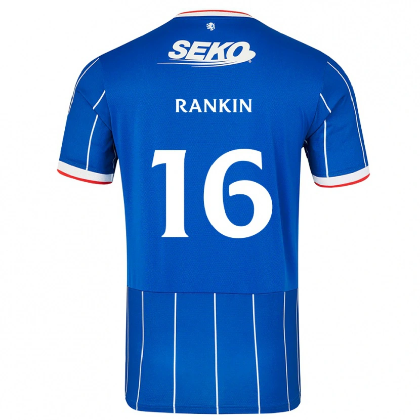 Danxen Kinderen Luca Rankin #16 Rood Blauw Wit Thuisshirt Thuistenue 2026/27 T-Shirt België