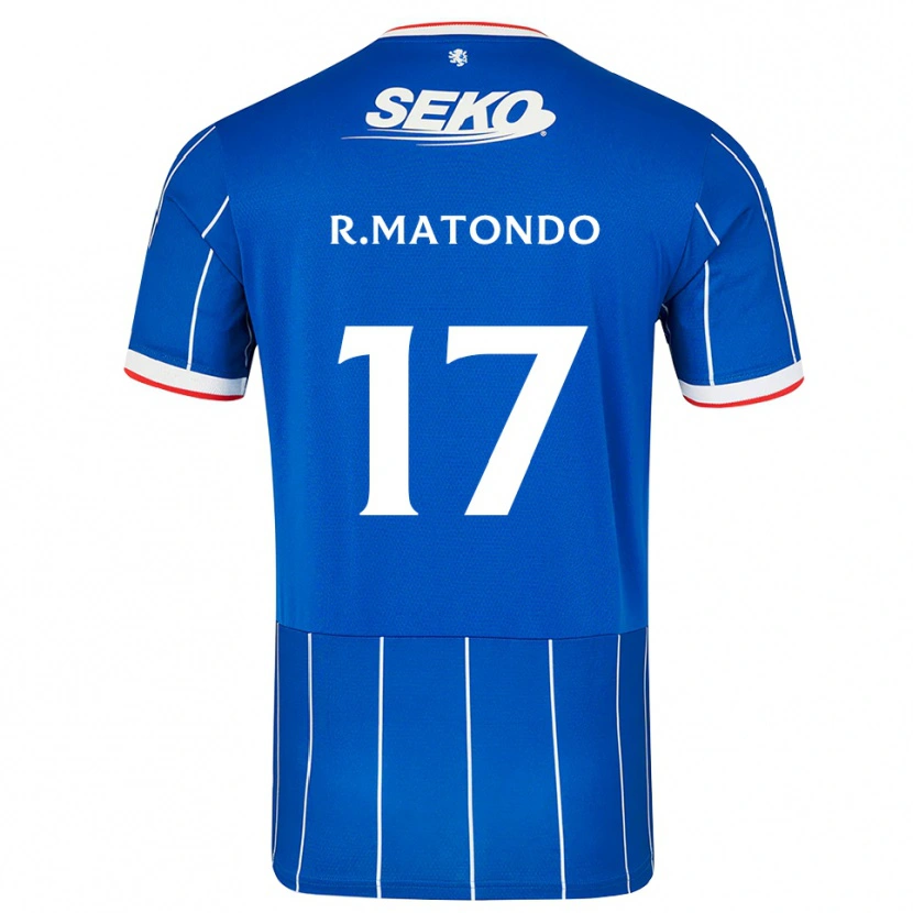 Danxen Kinderen Rabbi Matondo #17 Rood Blauw Wit Thuisshirt Thuistenue 2026/27 T-Shirt België