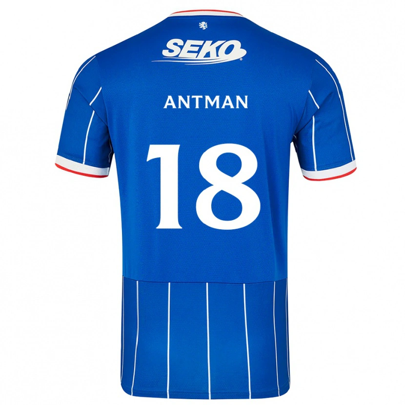 Danxen Kinderen Oliver Antman #18 Rood Blauw Wit Thuisshirt Thuistenue 2026/27 T-Shirt België