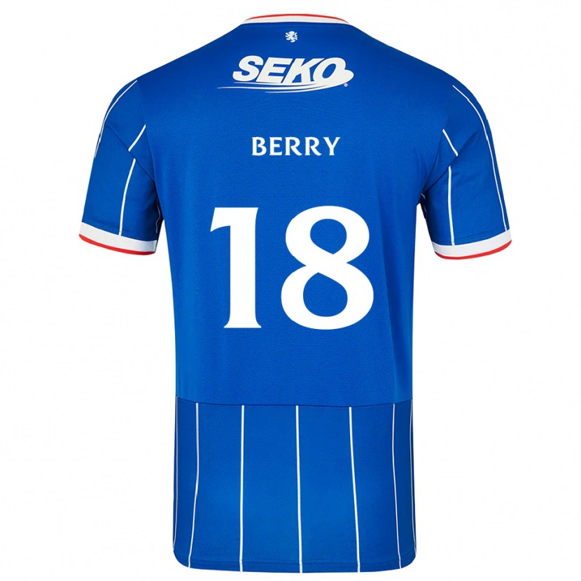 Danxen Kinderen Laura Berry #18 Rood Blauw Wit Thuisshirt Thuistenue 2026/27 T-Shirt België