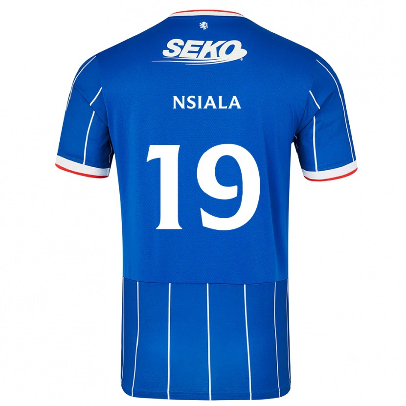 Danxen Kinderen Clinton Nsiala #19 Rood Blauw Wit Thuisshirt Thuistenue 2026/27 T-Shirt België