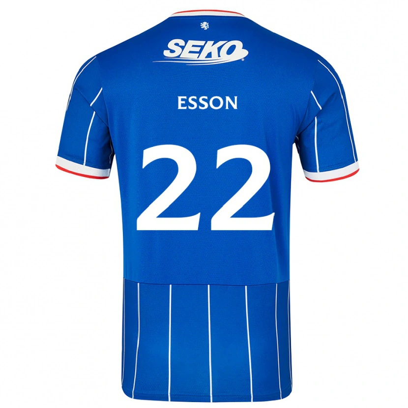 Danxen Kinderen Victoria Esson #22 Rood Blauw Wit Thuisshirt Thuistenue 2026/27 T-Shirt België