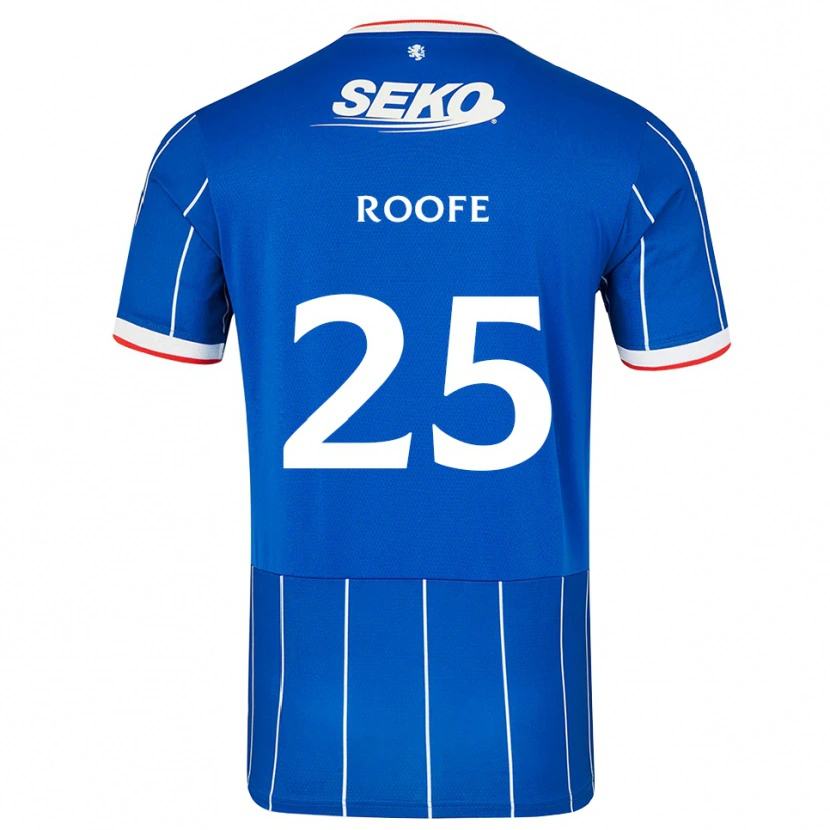 Danxen Kinderen Kemar Roofe #25 Rood Blauw Wit Thuisshirt Thuistenue 2026/27 T-Shirt België