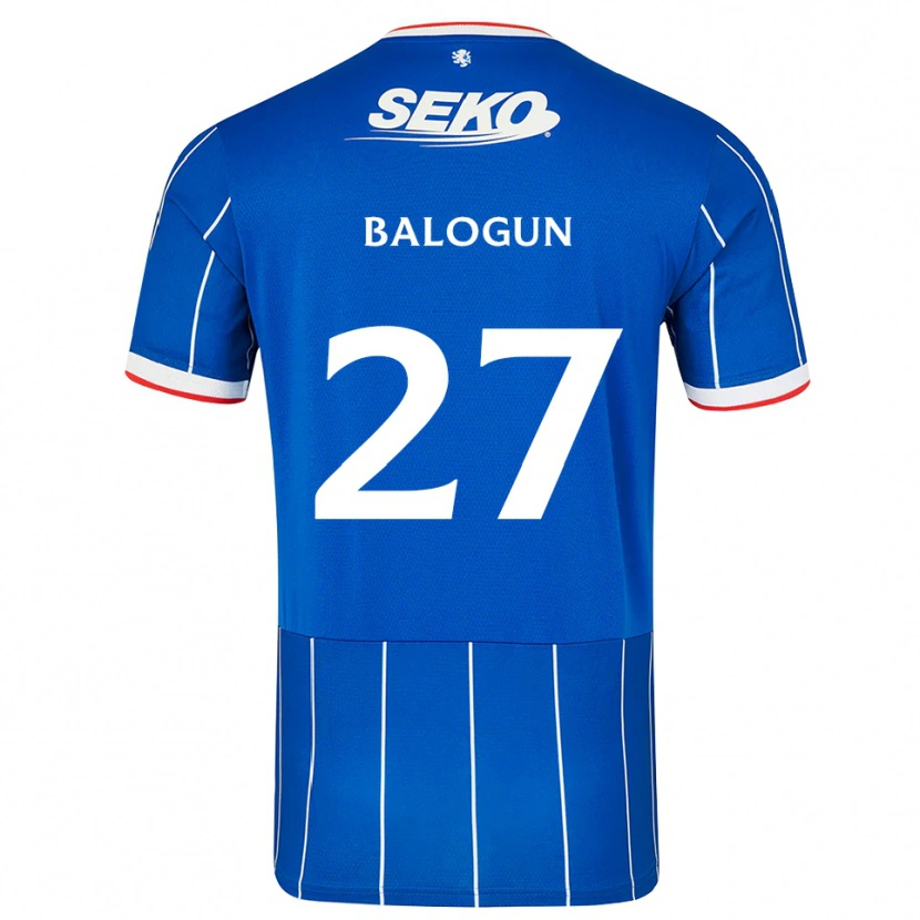 Danxen Kinderen Leon Balogun #27 Rood Blauw Wit Thuisshirt Thuistenue 2026/27 T-Shirt België