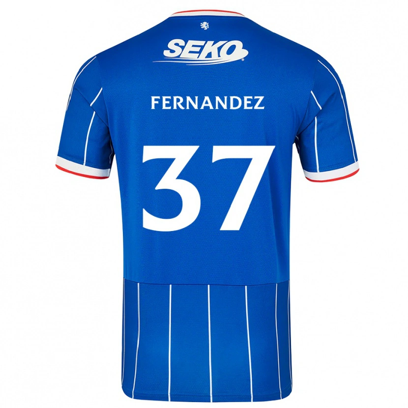 Danxen Kinderen Emmanuel Fernandez #37 Rood Blauw Wit Thuisshirt Thuistenue 2026/27 T-Shirt België