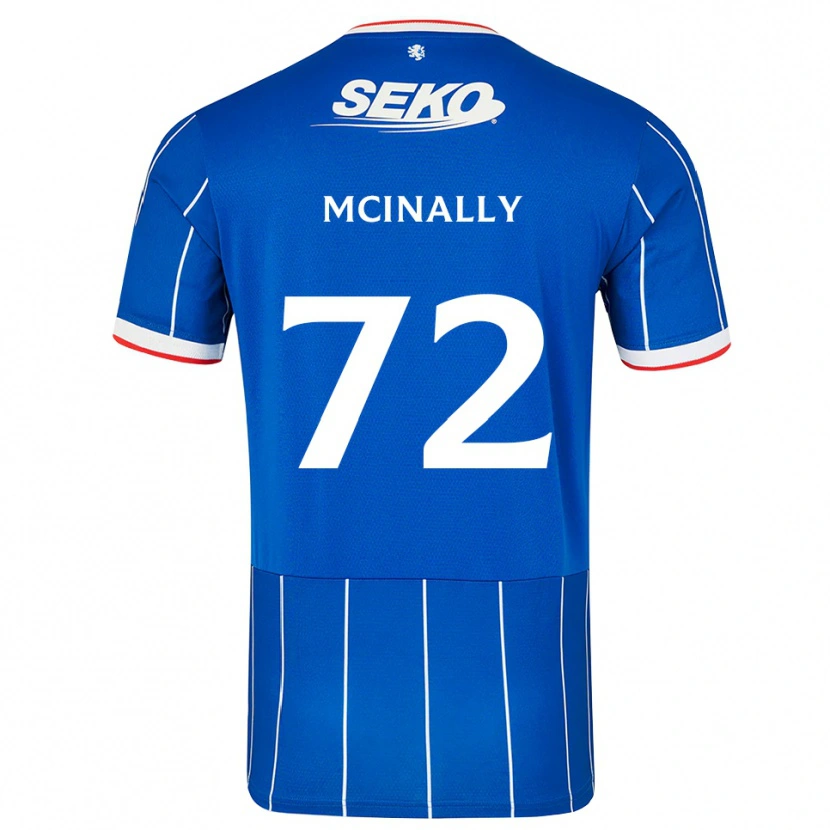 Danxen Kinderen Darren Mcinally #72 Rood Blauw Wit Thuisshirt Thuistenue 2026/27 T-Shirt België