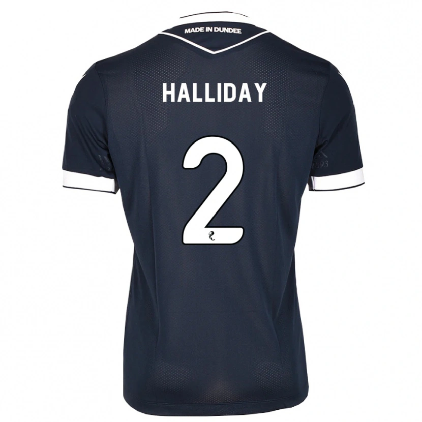 Danxen Kinderen Brad Halliday #2 Midnightblue Wit Thuisshirt Thuistenue 2026/27 T-Shirt België