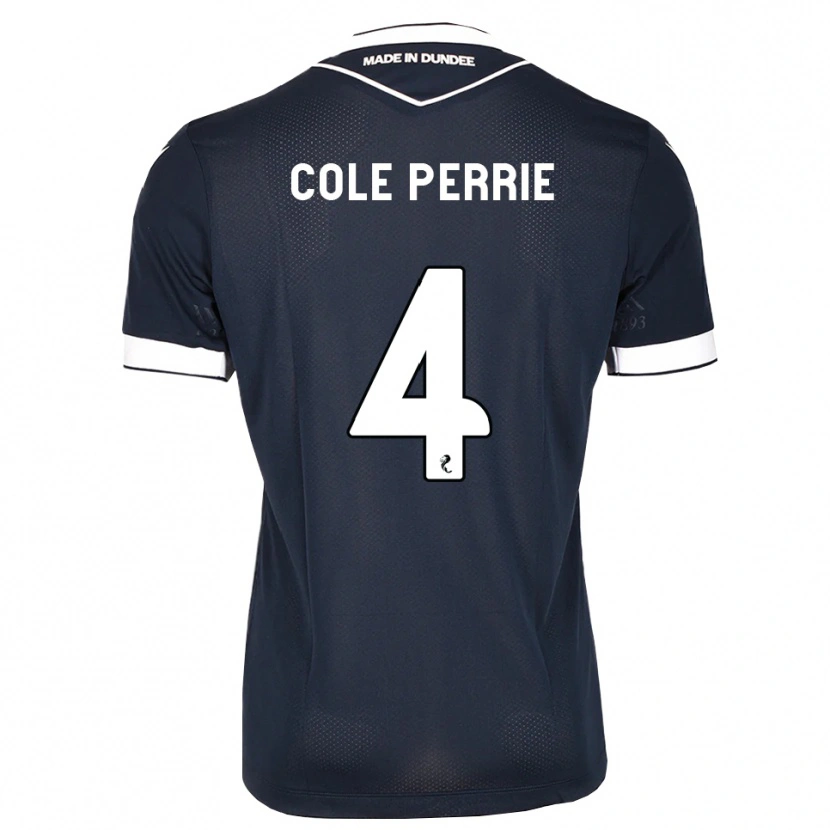 Danxen Kinderen Cole Perrie #4 Midnightblue Wit Thuisshirt Thuistenue 2026/27 T-Shirt België