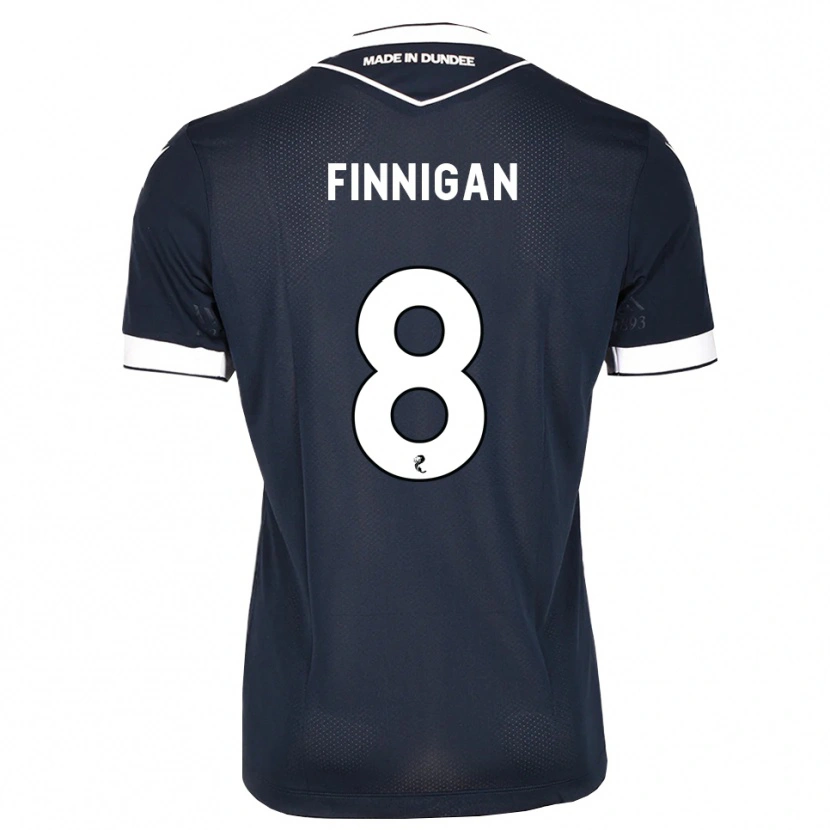Danxen Kinderen Ryan Finnigan #8 Midnightblue Wit Thuisshirt Thuistenue 2026/27 T-Shirt België