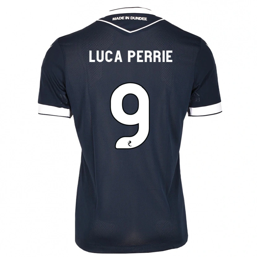 Danxen Kinderen Luca Perrie #9 Midnightblue Wit Thuisshirt Thuistenue 2026/27 T-Shirt België