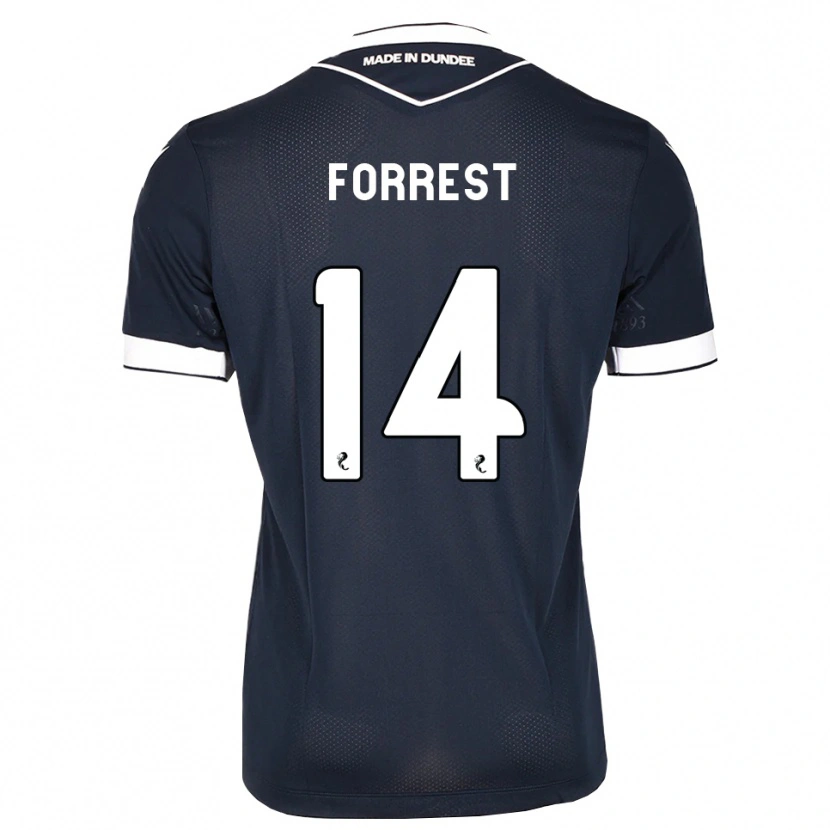 Danxen Kinderen Alan Forrest #14 Midnightblue Wit Thuisshirt Thuistenue 2026/27 T-Shirt België