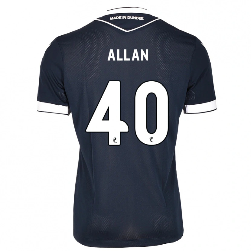 Danxen Kinderen Finlay Allan #40 Midnightblue Wit Thuisshirt Thuistenue 2026/27 T-Shirt België