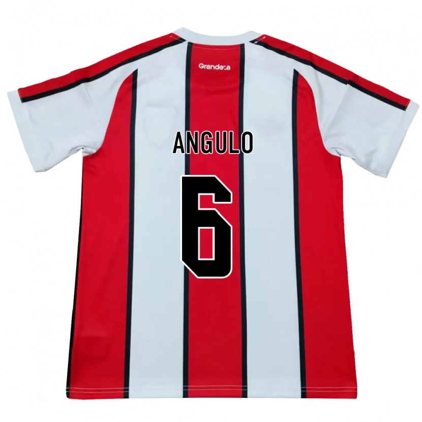 Danxen Kinderen Tamara Angulo #6 Wit Rood Zwart Uitshirt Uittenue 2026/27 T-Shirt België