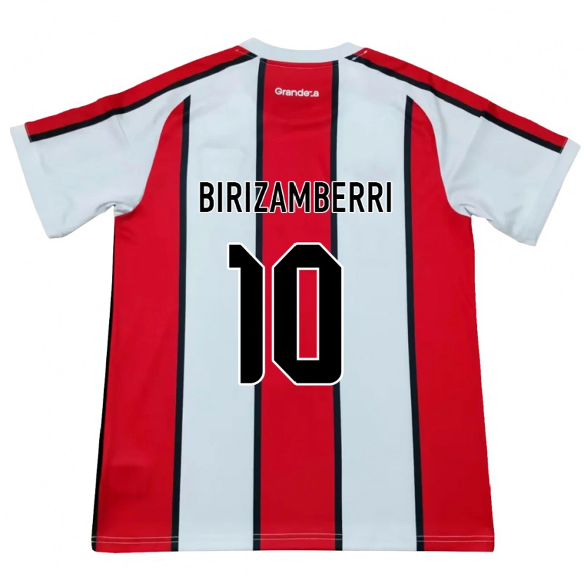 Danxen Kinderen María Carolina Birizamberri Rivero #10 Wit Rood Zwart Uitshirt Uittenue 2026/27 T-Shirt België