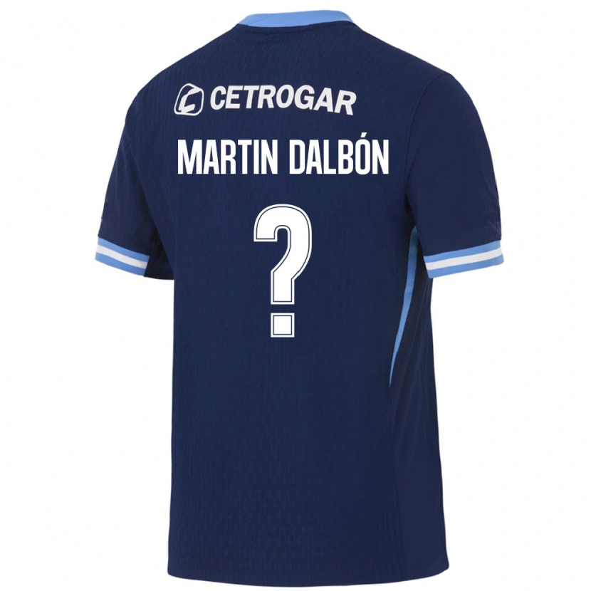 Danxen Kinderen Juan Martin Dalbón #0 Koninklijk Blauw Lichtblauw Wit Uitshirt Uittenue 2026/27 T-Shirt België
