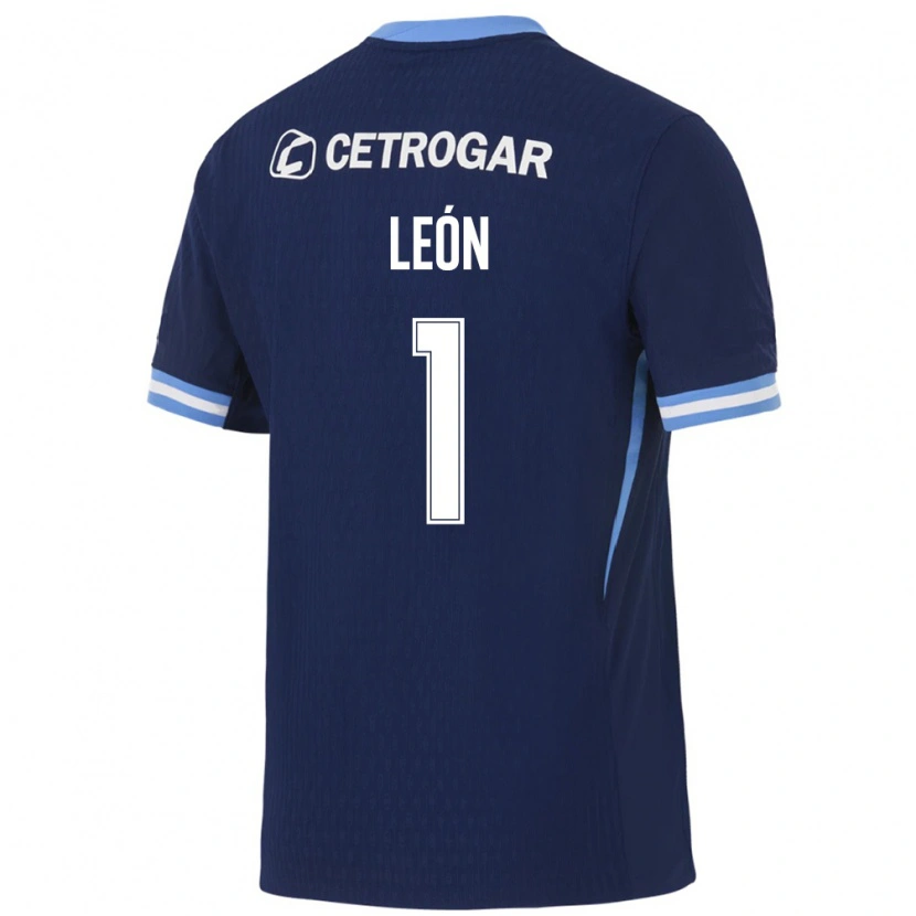 Danxen Kinderen Roberto Leon #1 Koninklijk Blauw Lichtblauw Wit Uitshirt Uittenue 2026/27 T-Shirt België