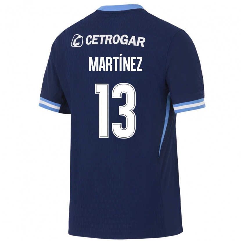 Danxen Kinderen Mateo Martínez #13 Koninklijk Blauw Lichtblauw Wit Uitshirt Uittenue 2026/27 T-Shirt België