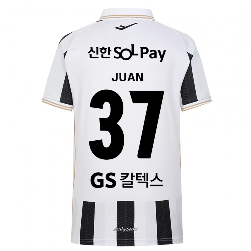 Danxen Kinderen Juan Antonio Ros #37 Zwart Wit Uitshirt Uittenue 2026/27 T-Shirt België