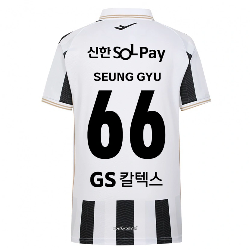 Danxen Kinderen Seung-Gyu Han #66 Zwart Wit Uitshirt Uittenue 2026/27 T-Shirt België