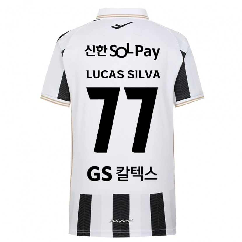 Danxen Kinderen Lucas Silva #77 Zwart Wit Uitshirt Uittenue 2026/27 T-Shirt België